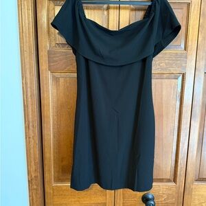 Elegant Black Off-Shoulder Dress